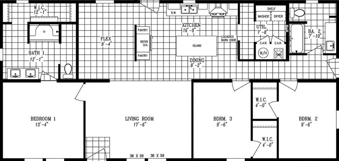 Shout floor plan home features