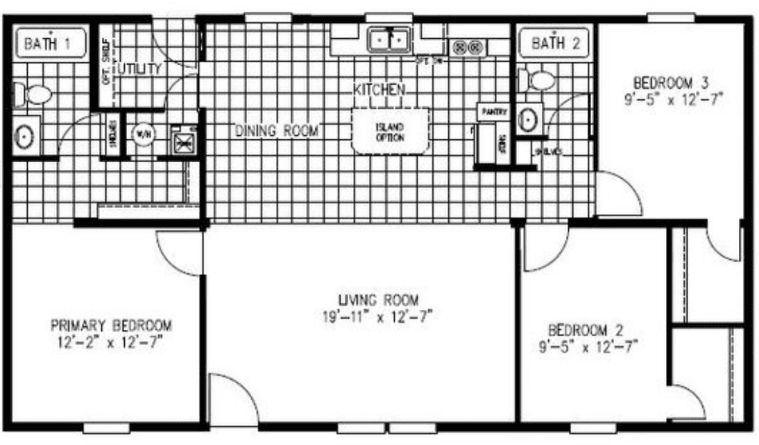 Amethyst floor plan home features