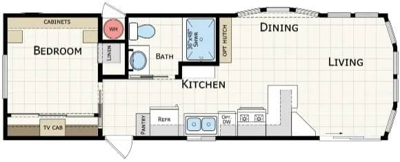 Mcnary floor plan home features