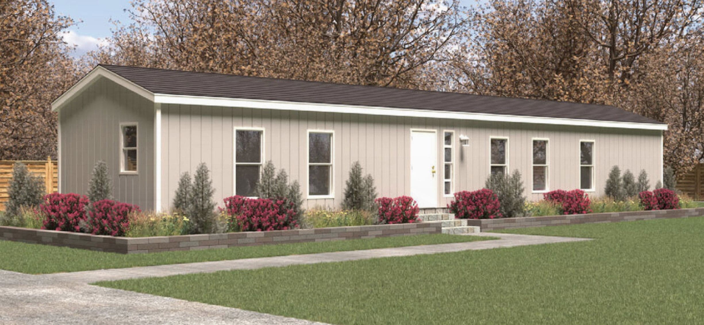 Pure 14663m hero, elevation, and exterior home features