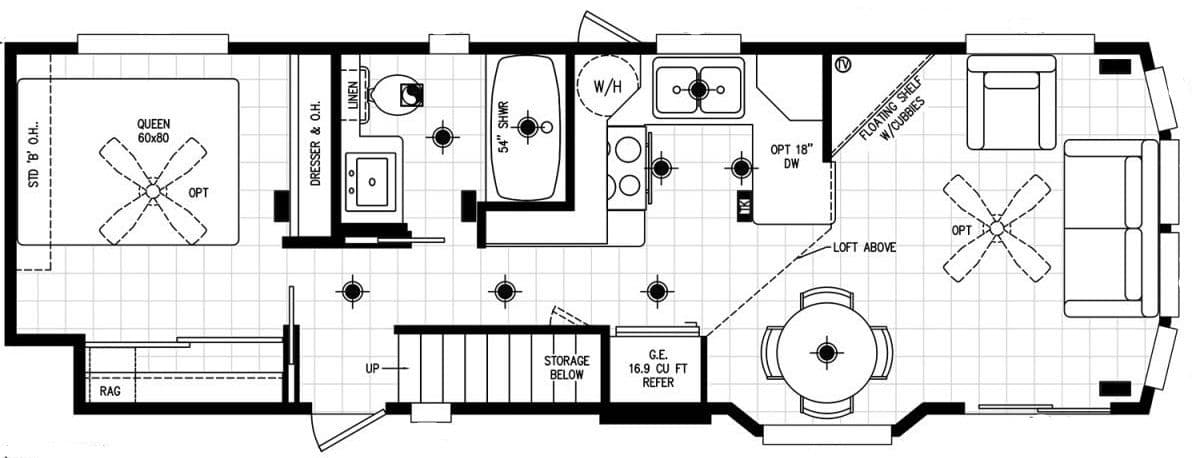 Alpine-120al11351k hero and floor plan home features