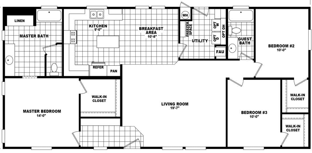 Mountain ridge 28583b floor plan home features