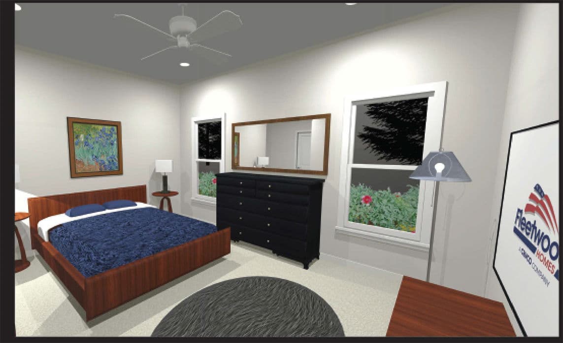 Coronado 24563e bedroom home features