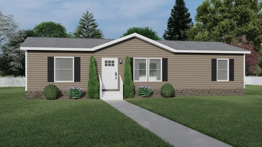Desoto elevation and exterior home features