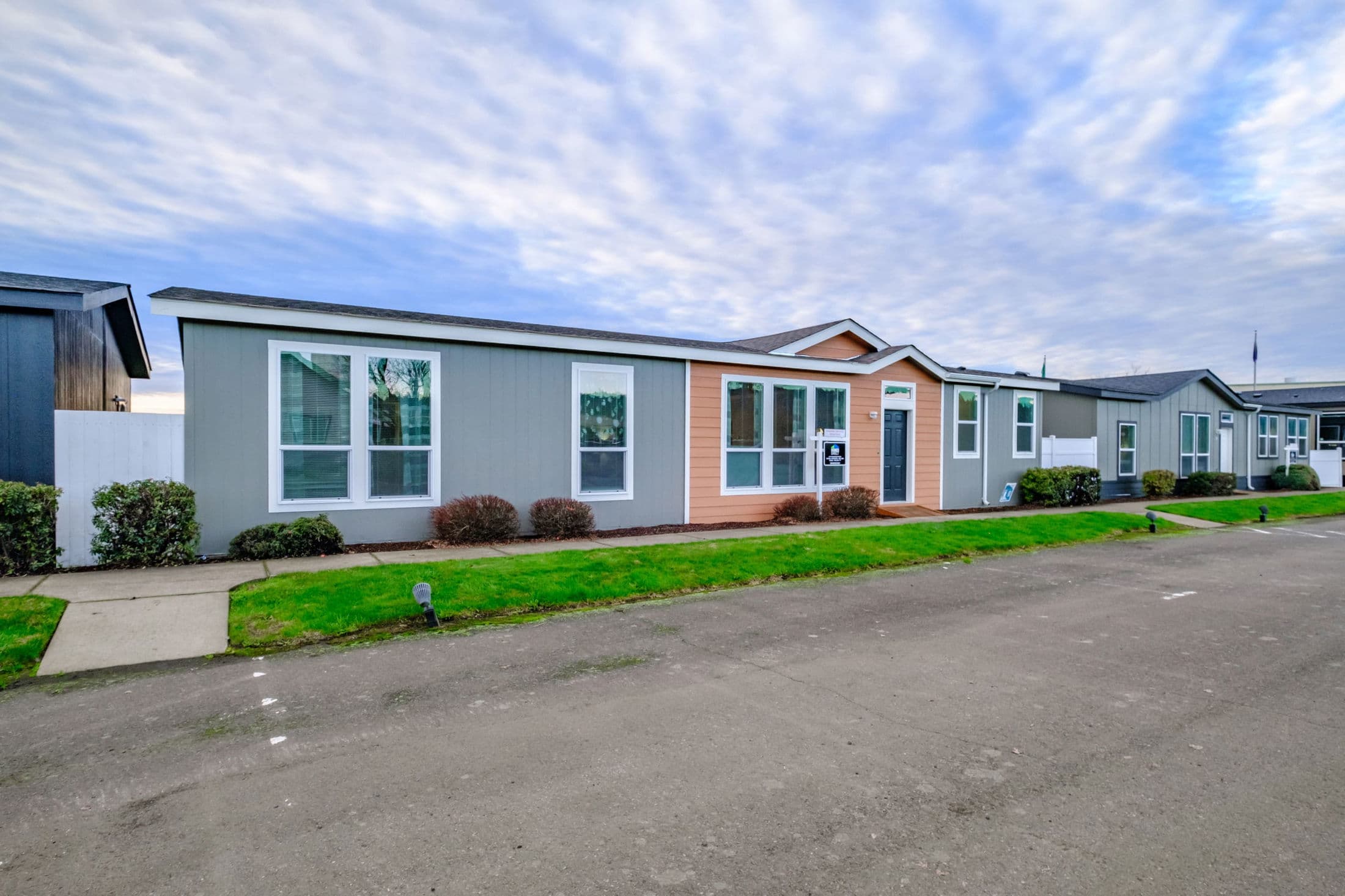 Diamond peak elevation and exterior home features