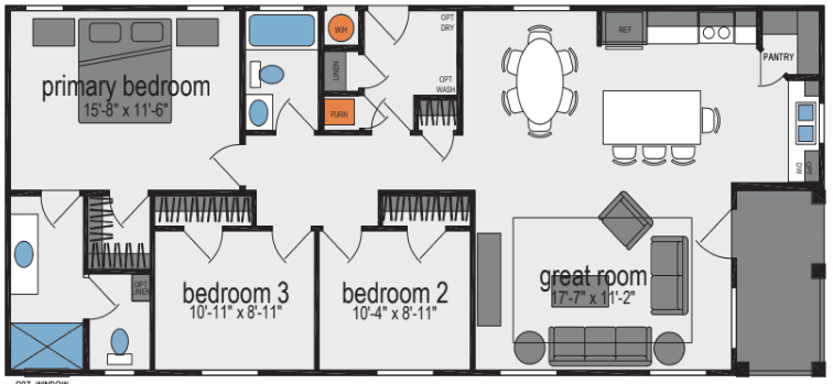 Skyliner-h102b floor plan and hero home features