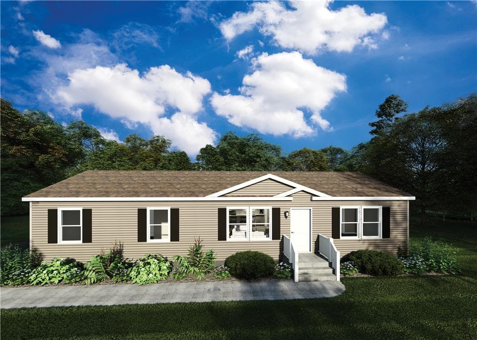 Evolution series mckinley model 3256 hero, elevation, and exterior home features