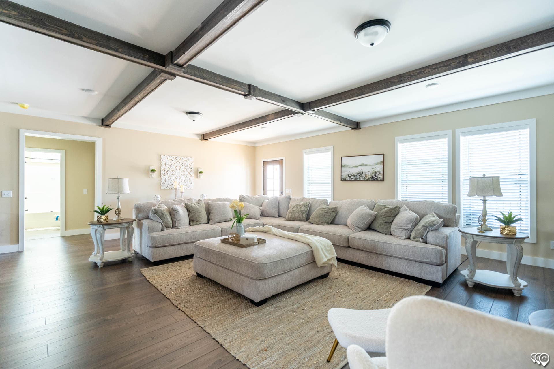 The barndominium 2 interior home features