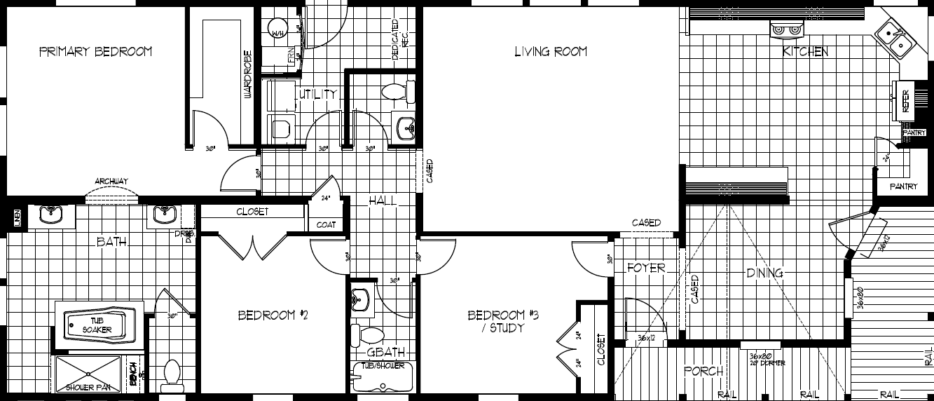 Rc3070a floor plan home features