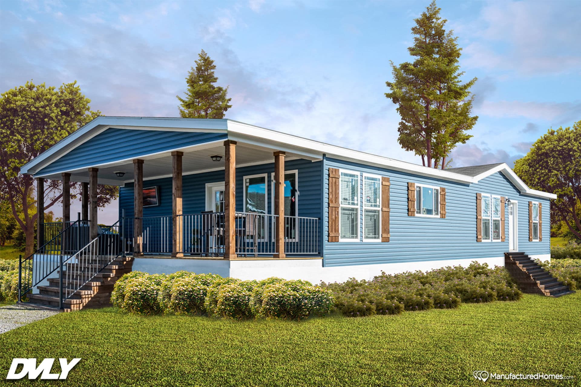The shiloh  hero, elevation, and exterior home features