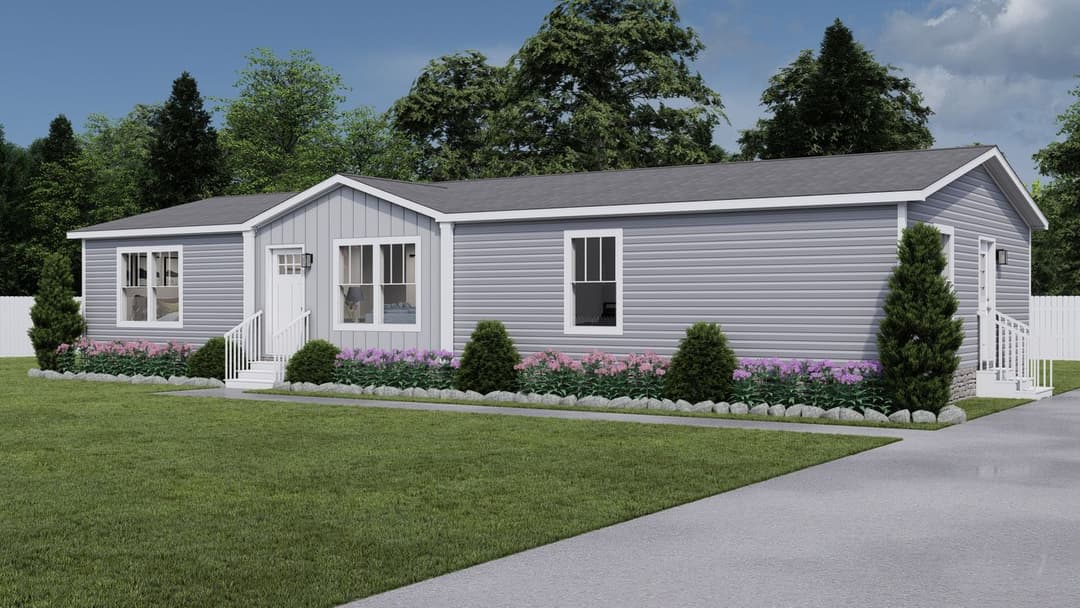 Brown eyed girl elevation and exterior home features