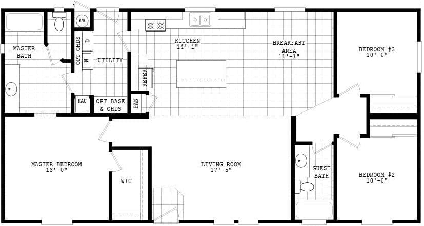 Limited series 28523a floor plan home features