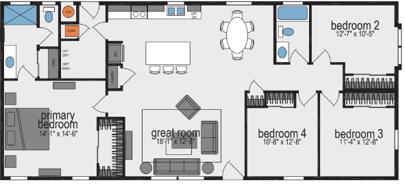 Victory-m200c floor plan and hero home features