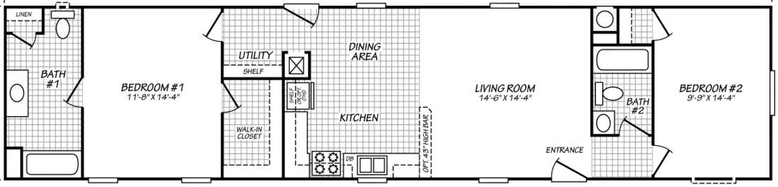 Canyon lake 15662c floor plan home features