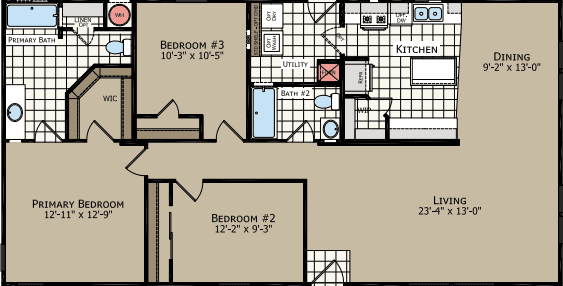 San tan floor plan home features