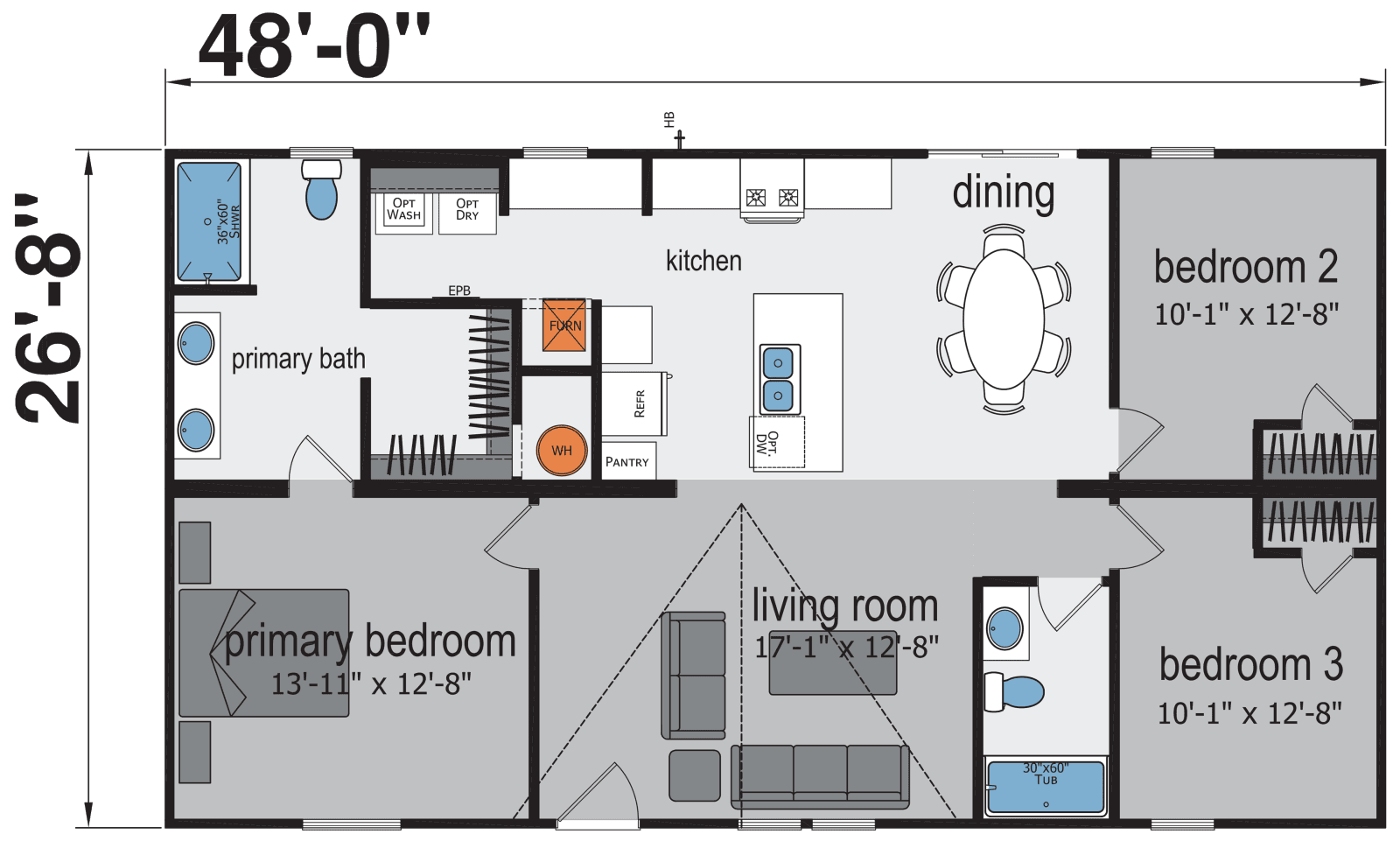 Foundation limited 2848h32lm48 floor plan home features